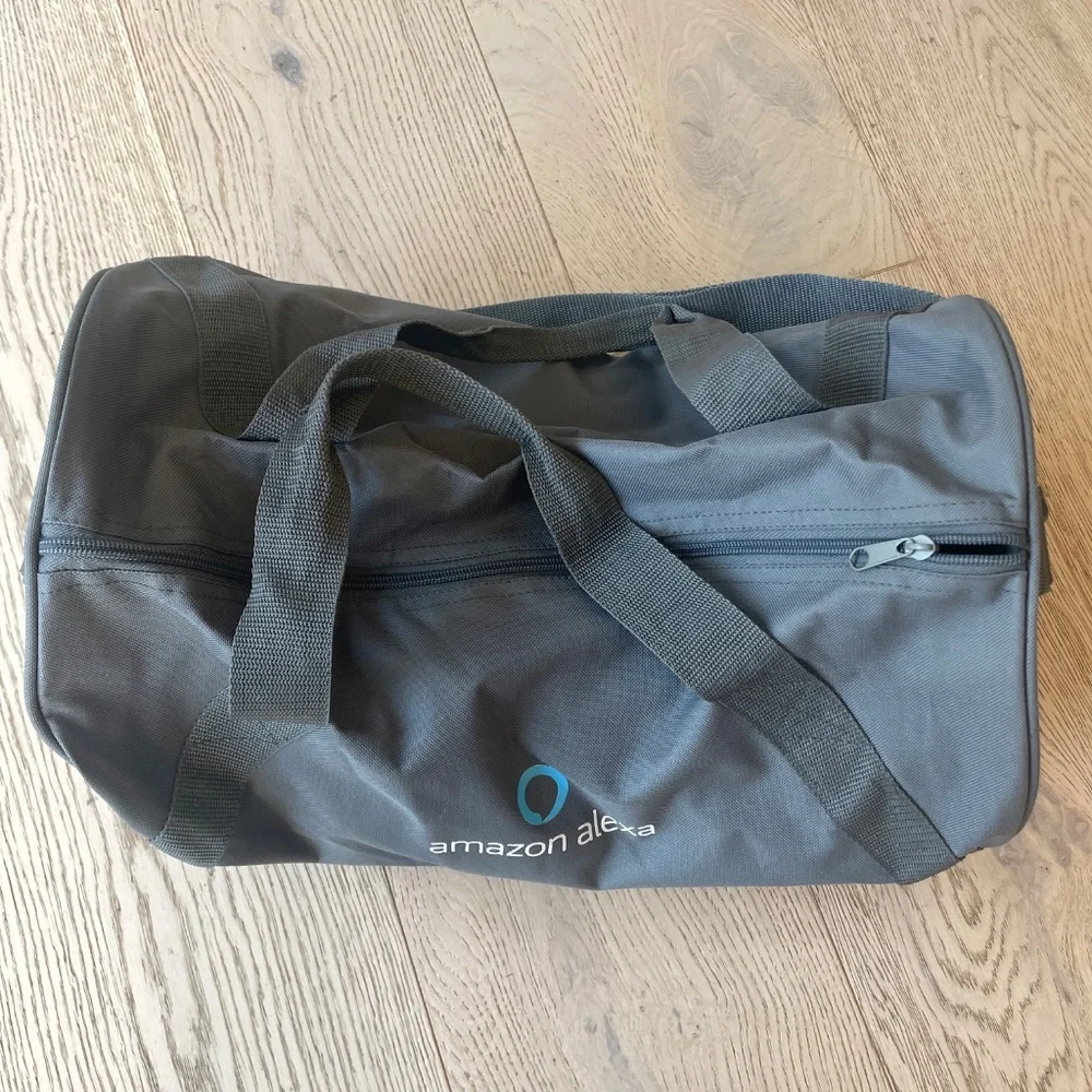 Amazon Alexa Gray Duffel Bag